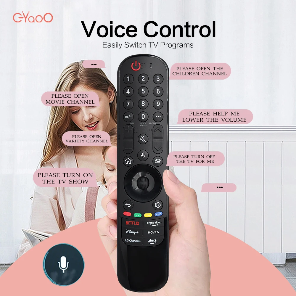 New MR24GA Magic Voice TV AKB76045005 Remote Control Suitable for OLED65B42LA OLED65C45 with pointer and voice function