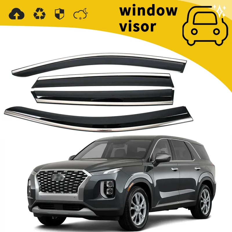 Suitable for 20 models of HYUNDAI PALISADE rain shield door sunny rain shield window rain eyebrow rain shield modified