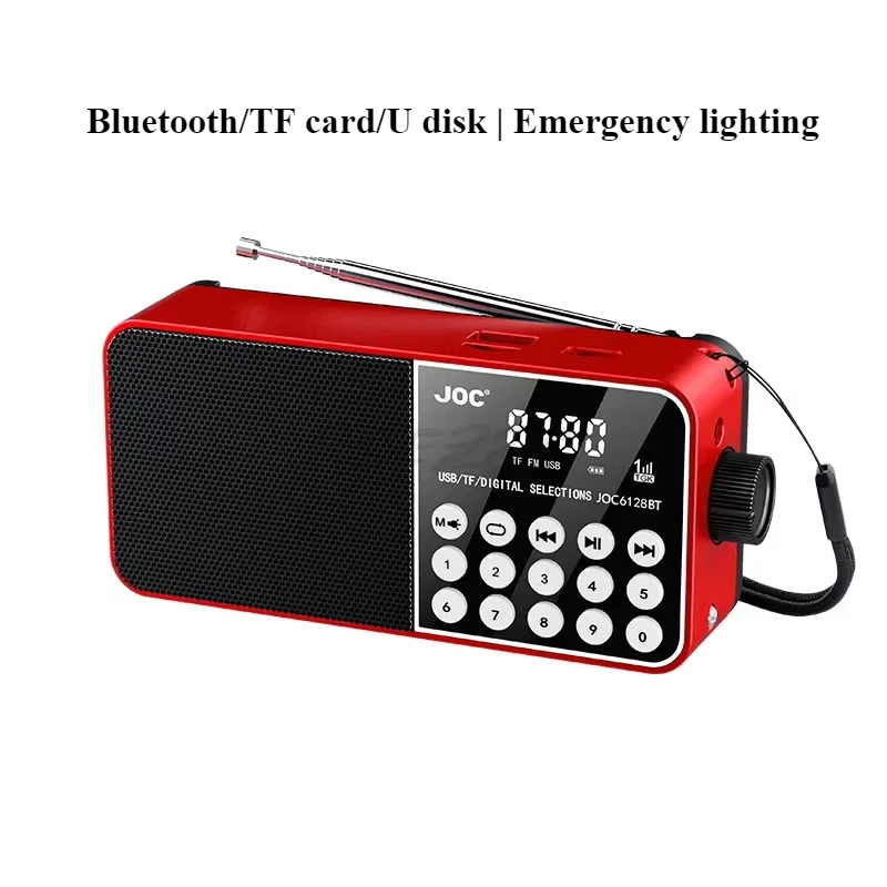 FM Numeric Keypad Radio Can Be Plugged Into TF Card with Bluetooth Function USB Flash Drive and Elderly Radio