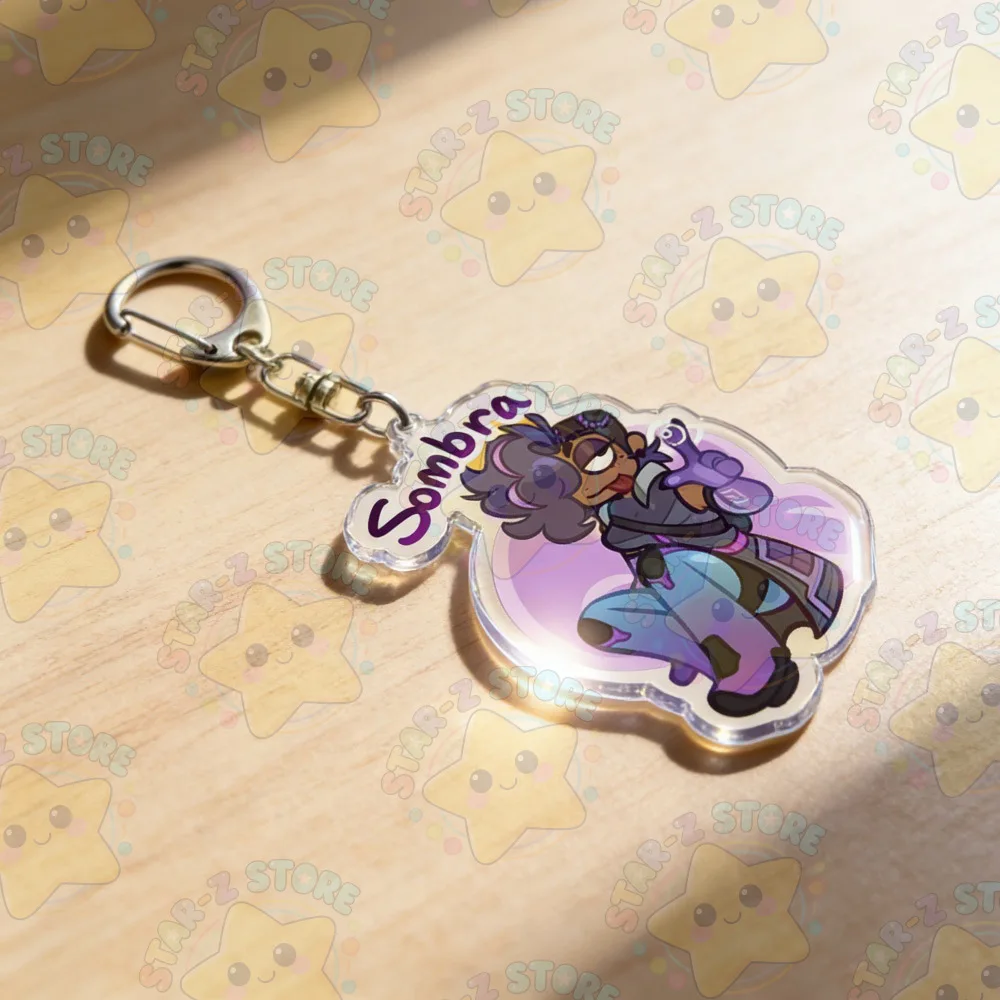 Overwatch Keychain Accessories Bag Anime Keyrings Jewelry Manga Game Fans Gifts view 5