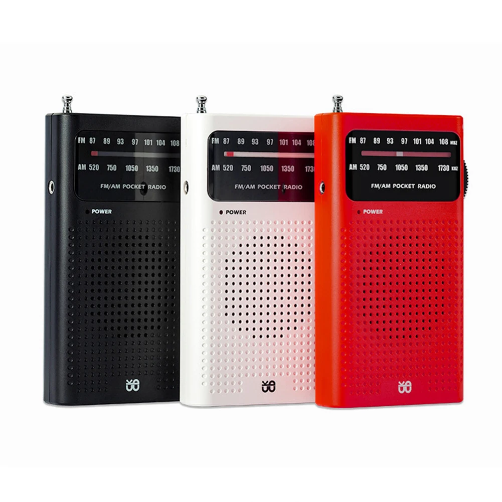 Compact Radio FMAM Radio ABS Material High Fidelity Audio Long-term Durability Multiple Color Options For Elderly