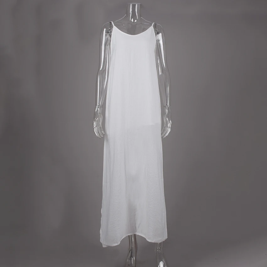 Рисунок 6 - HiLoc повседневное свободное белое длинное платье