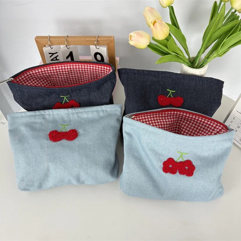 2025 جديد حقيبة مستحضرات تجميل الكرز الصغيرة السفر المحمولة سعة كبيرة منظم تخزين مستحضرات التجميل Ins العناية بالبشرة غسل #2