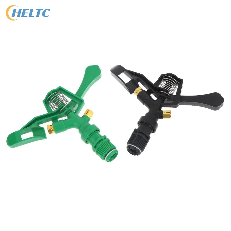 Plastic Rocker Arm Double Spray Lawn Irrigation Nozzle 3/4