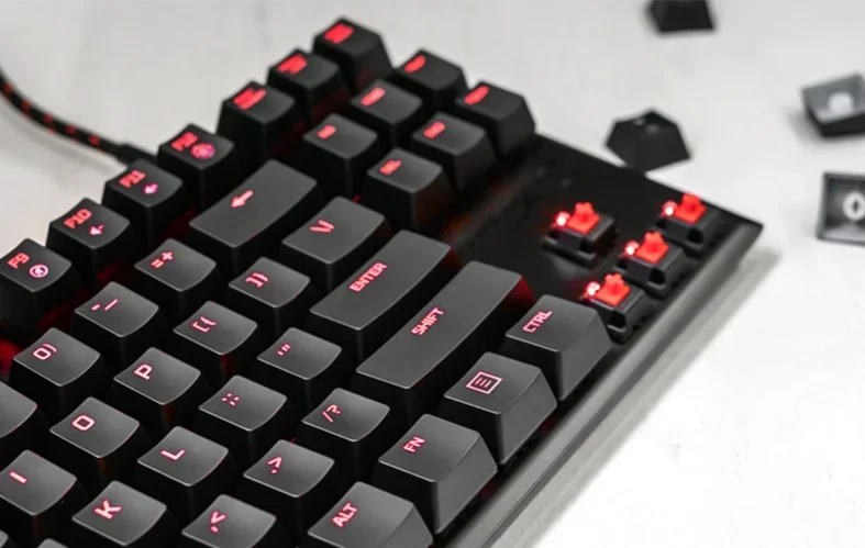 Teclado Mecánico para Juegos HyperX Alloy FPS Pro Tenkeyless, Formato Ultracompacto, Teclado para Juegos HyperX