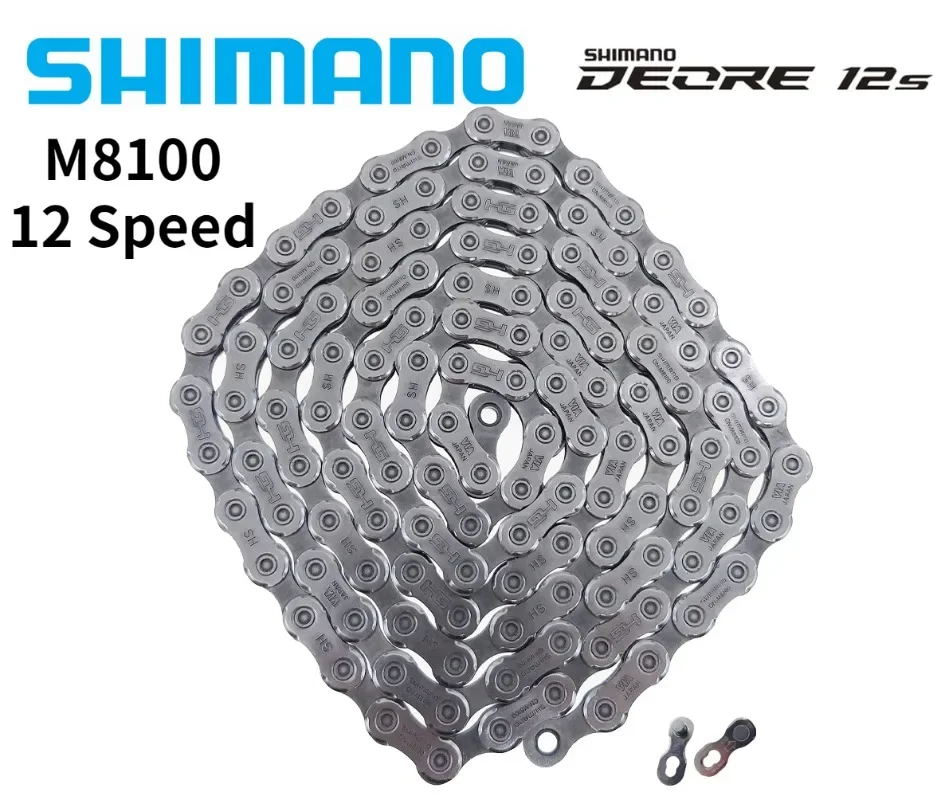 

Shimano Deore XT M8100 Series CN-M8100 Chain 12 Скоростей 12 S 118L/124L/126L для горного велосипеда MTB Велоспорт оригинальные детали Shimano