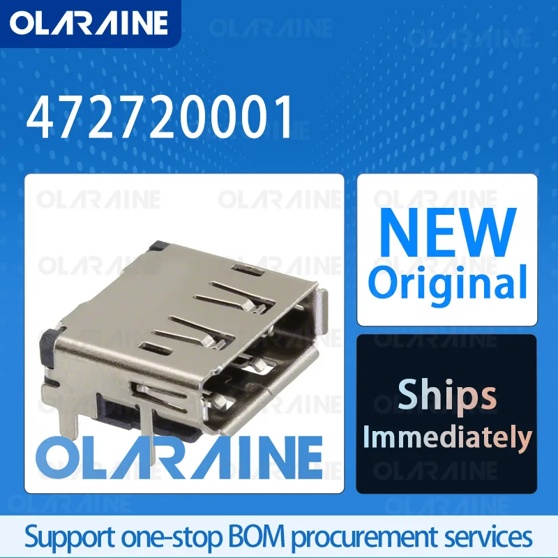 

10/50/100Pcs 472720001 100% brand new and original IC chip HDMI, Displayport and DVI connectors 20 Position