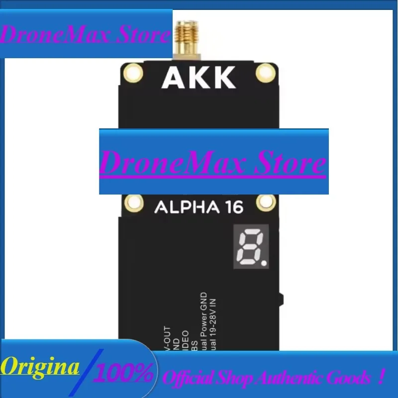 DroMavtxAKK Alpha 16W FPV Wireless Video Transmitter Ultra Long Range Image Transmission For Drone FPV VTX