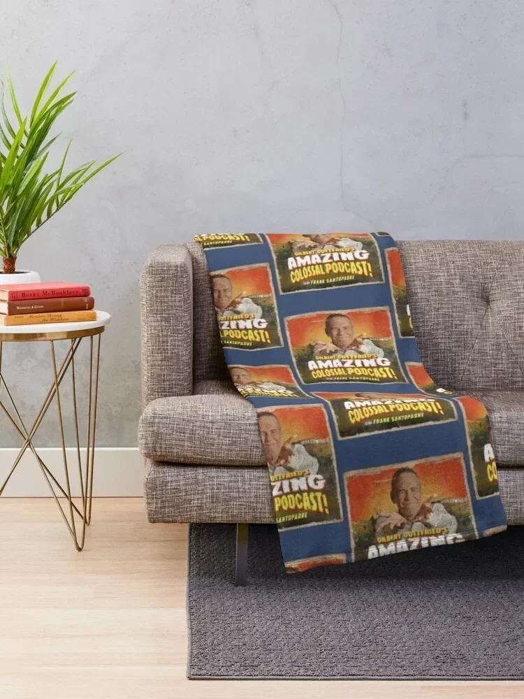 Gilbert Gottfried podcast Throw Blanket Sofa funny gift Luxury St Luxury Blankets