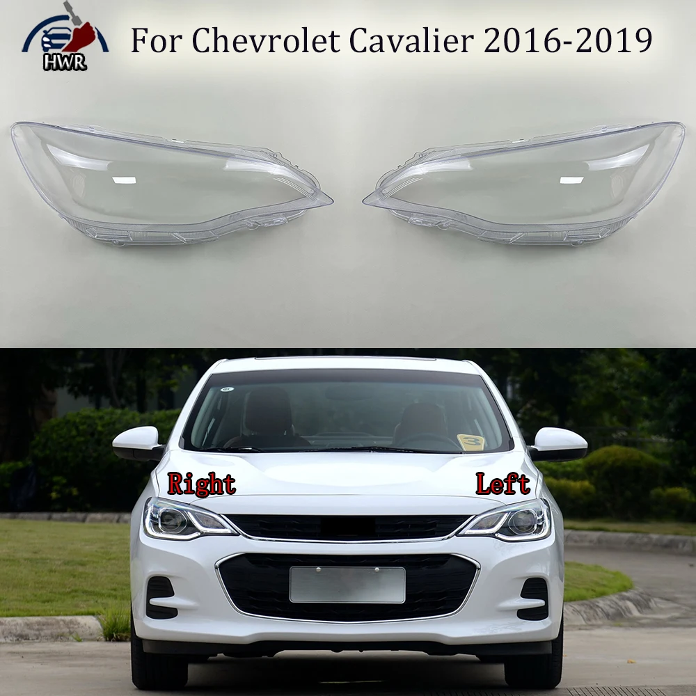 For Chevrolet Cavalier 2016 2017 2018 2019 Car Accessories Headlight Lens Cover Headlamp Shell Transparent Lampshade Plexiglass