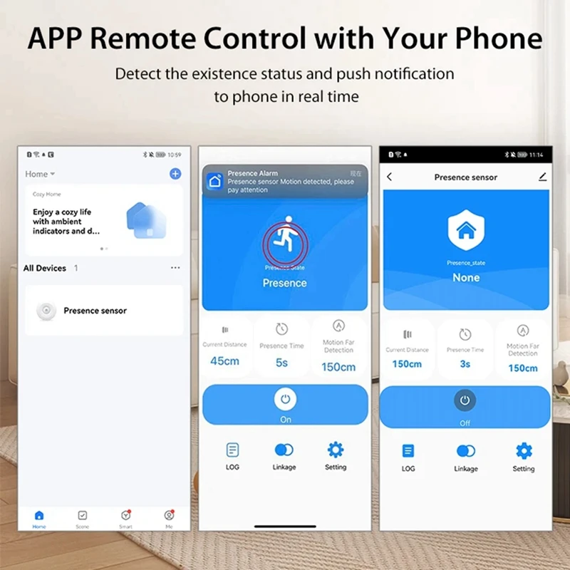 Tuya Zigbee 24G Mmwave Radar Smart Human Presence With Illumination Detector Support Light Switch 95-250V