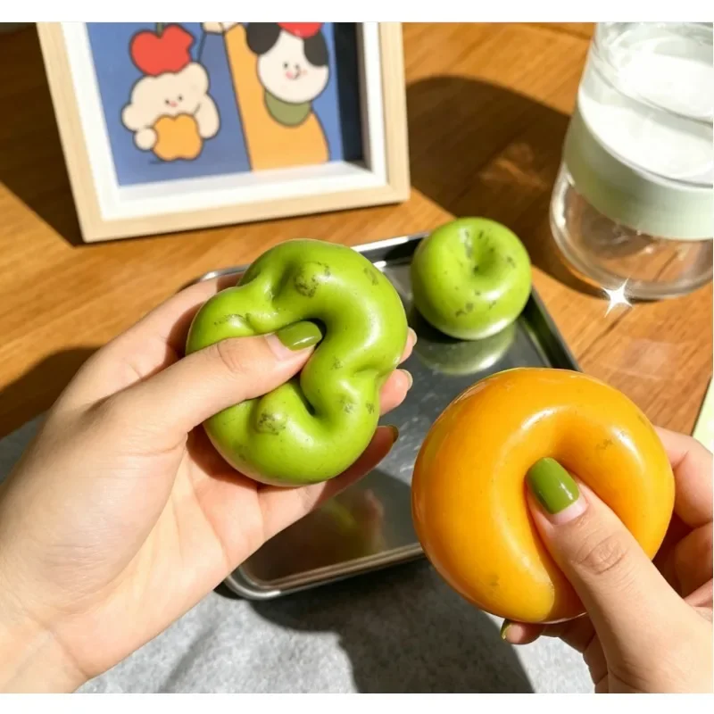 

Orange Slushy Squishy Toy Matcha Soft Slow Rebound Stress Relief Squeeze Toy Realistic Fruit Simulation Model Adult Gift