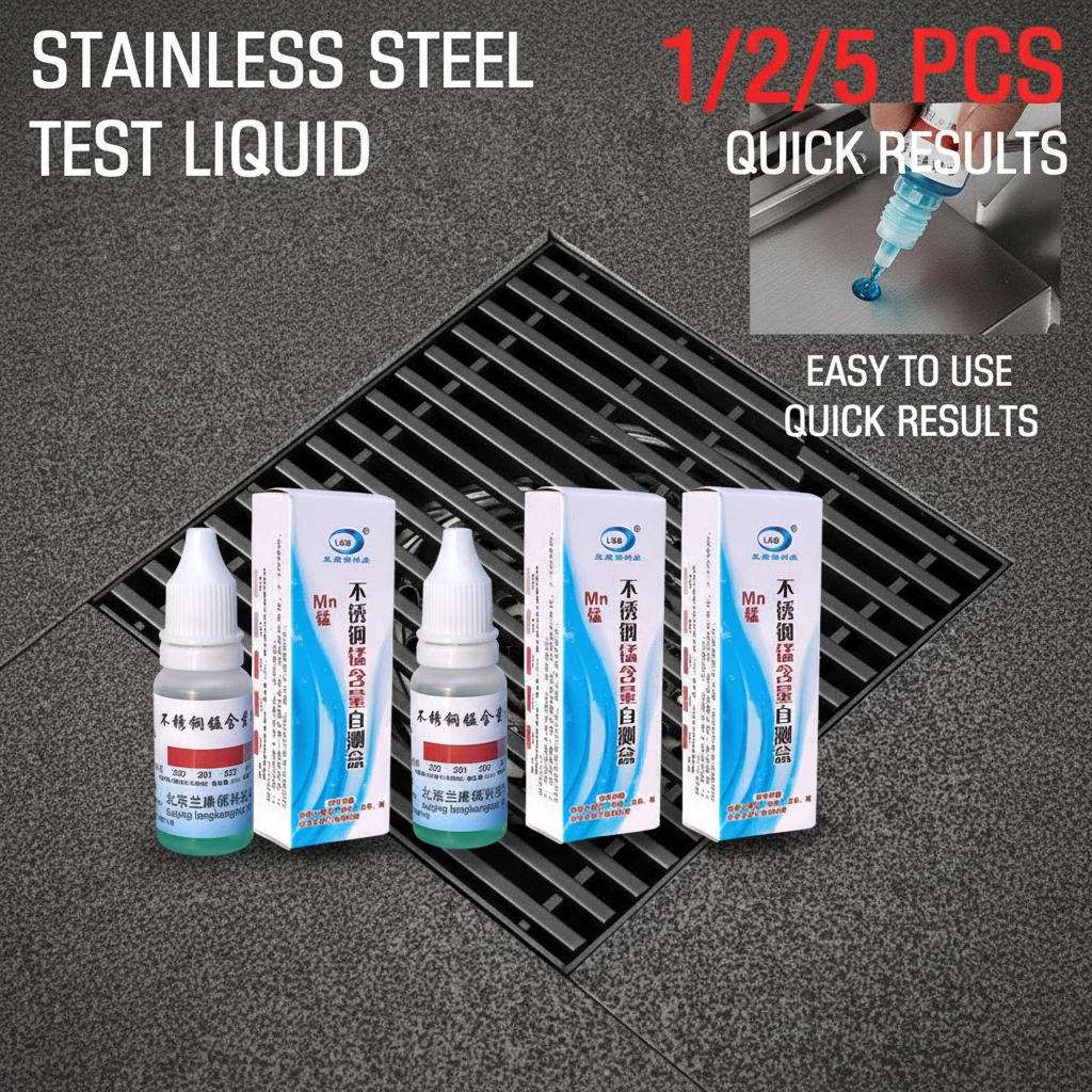 304 Stainless Steel Detection Liquid Identification Liquid Manganese Content Test 12ml Fluid Potion Reagent Analytical Drugs