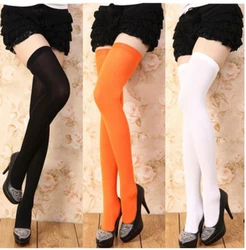 Sexy Women Long Stockings Socks Opaque Thigh High Elastic Warm Color Ladies Girls New Fashion Over Knee Hosiery