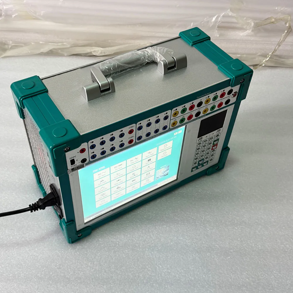 Portable Six Phase Relay Protection Tester with 8 Pairs Switch Output Terminals for Electrical Engineering