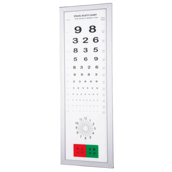 High-quality Optometry Equipment VAC-01 Wall-mounted Visual Acuity Chart Optical Eye Test Equipment Led Vision Testing Chart