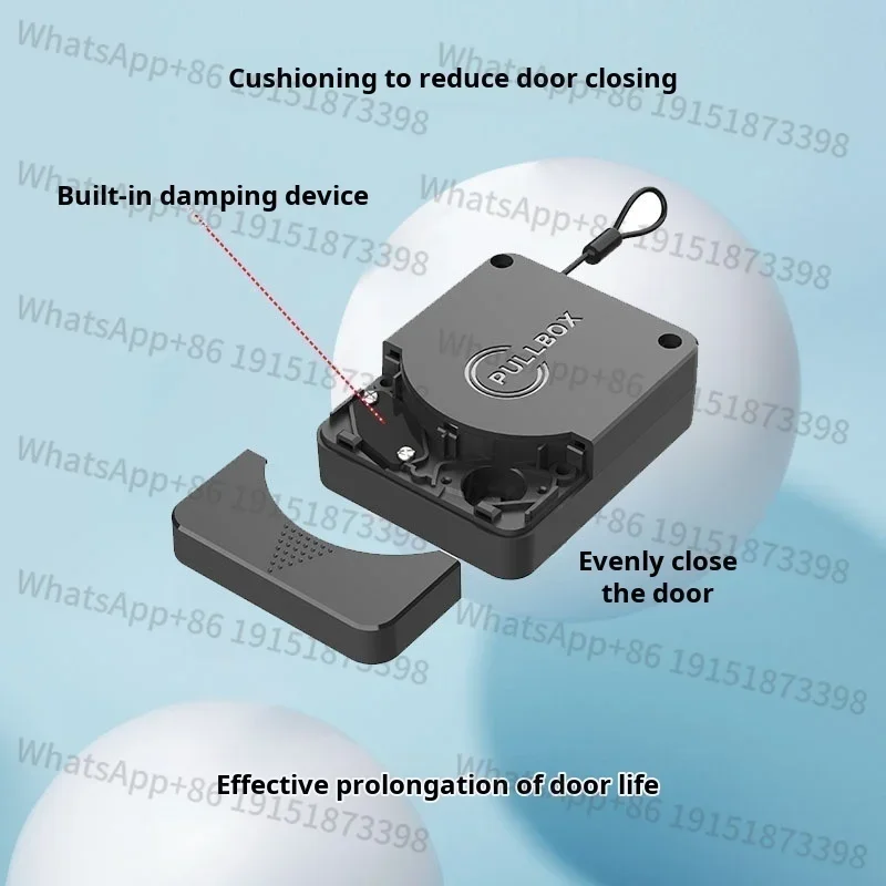 Buffer door puller Automatic  New Upgrade Damping  Automatic door closer buffer Punch-free Door Closer