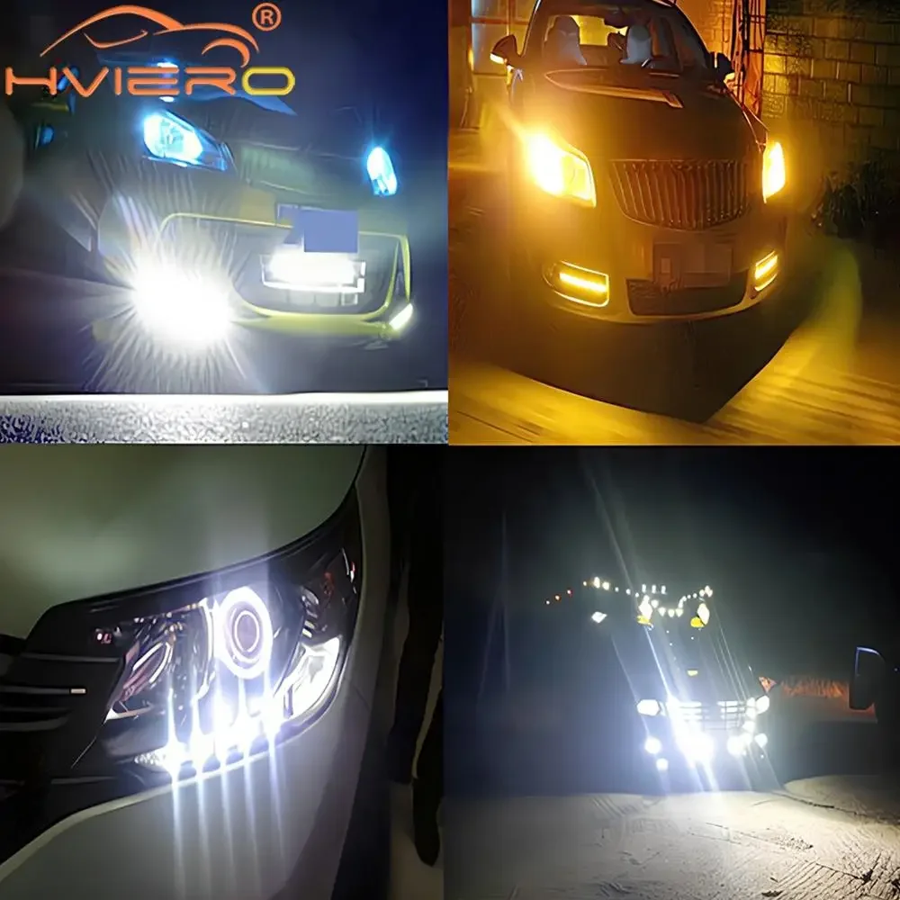 1X 23mm Car Auto 12Led Eagle Eye Turn Signal White Yellow DayTime Running Light Spot Lamp Backup Car Motor Parking DayLamp DRL