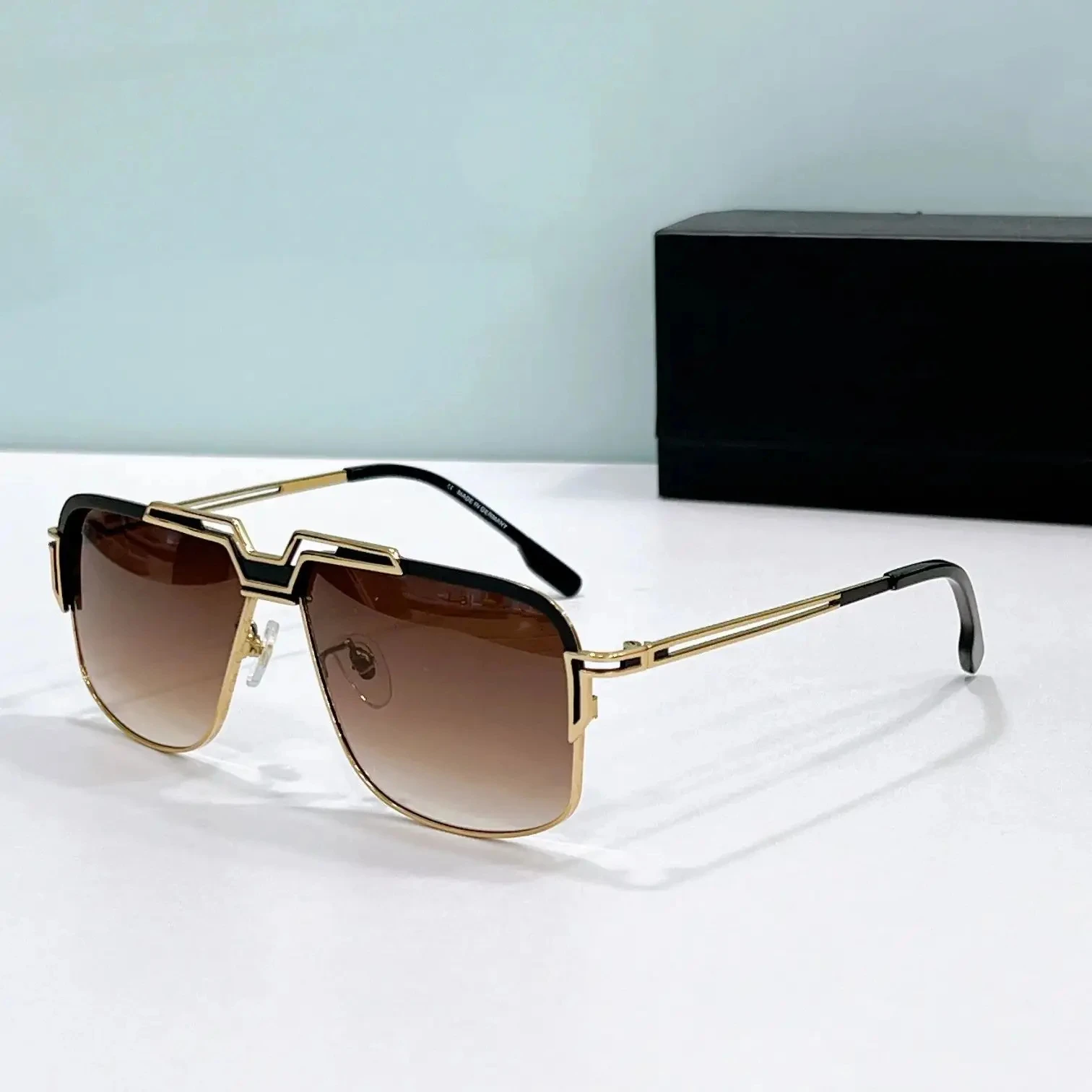 

Оригинальные мужские солнцезащитные очки CCAZAL MOD9103, модные градиентные антибликовые мужские солнцезащитные очки, классический роскошный дизайн, оправа из сплава, женские очки для пар