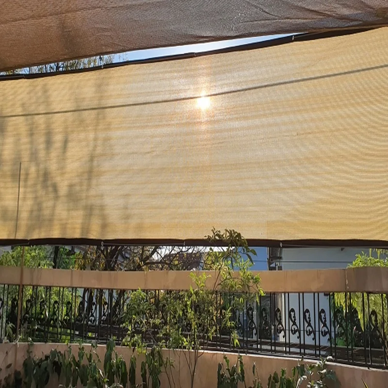 Shade Net—Breathable and Wind-Resistant, with a Rectangular Design—Ideal for Courtyards, Gardens, and Patios