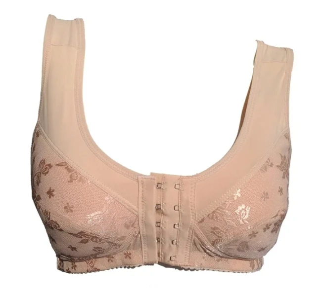 

Front buckle vest type silicone fake breast prosthesis special bra without steel ring after operation free shipping soft