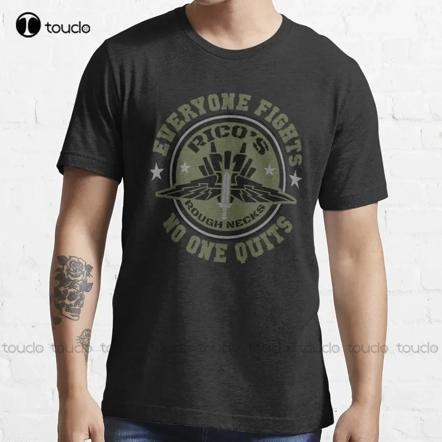 Mobile Infantry Ricos Roughnecks T-Shirt Cooling Shirts For Men Custom Aldult Teen Unisex Digital Printing Tee Shirt Xs-5Xl