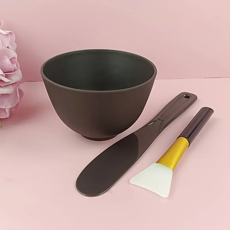 Silicone Facial Mask Mixing Bowl Kit for DIY Skincare