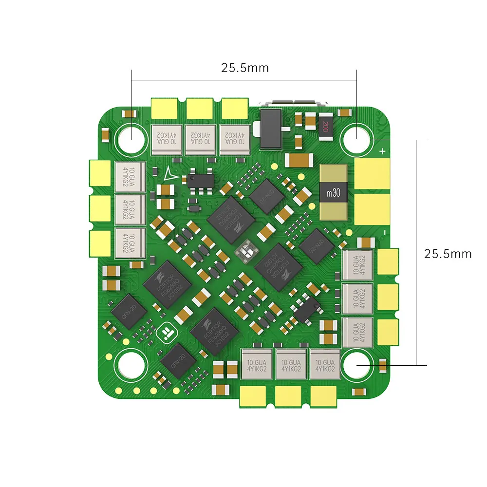 iFlight BLITZ Whoop F7 2-6S 55A Kontroler lotu AIO Board/ESC z wzorem montażowym 25,5 * 25,5 mm do drona RC FPV