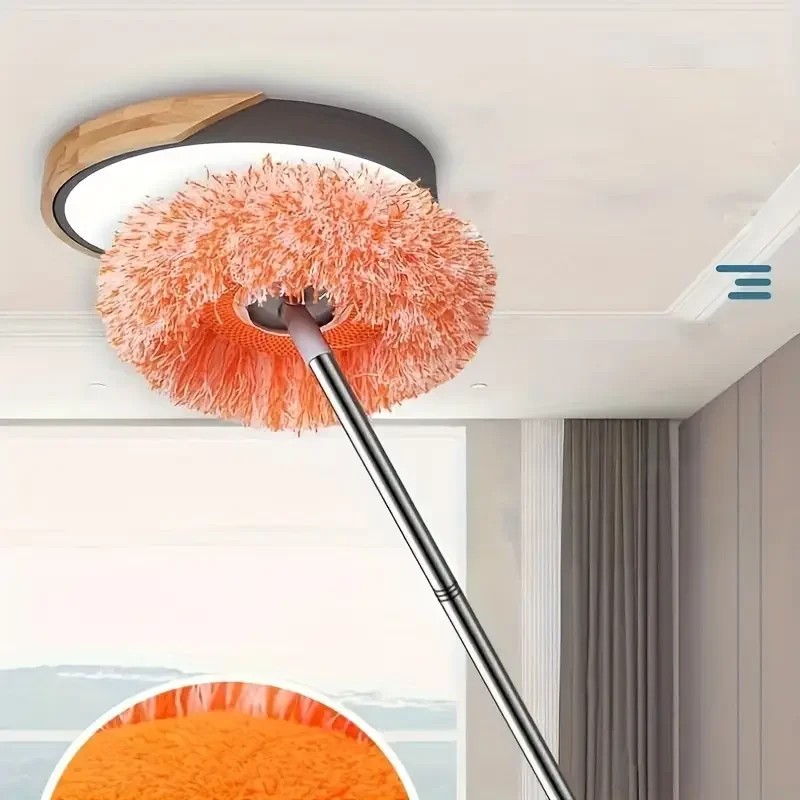 1 ceiling mop, dust removal mop, suitable for ceilings, fans and air conditioning, wall mop, wet dry dual-use mop, floor tile gl