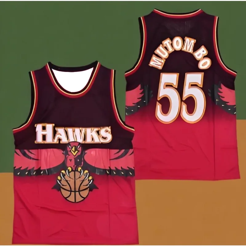 Dominic Wilkins 86/87 NBA Swingers jersey # 21 Steve Smith classic number to choose from retro Hawks players basketball jersey