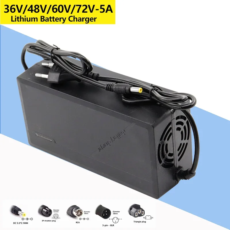 

Liitokala 3S 10S 13S 16S 42V/54.6V/67.2V/84V 2A/5A 12V 36V 48V 60V110-220V Li-ion Battery Charger