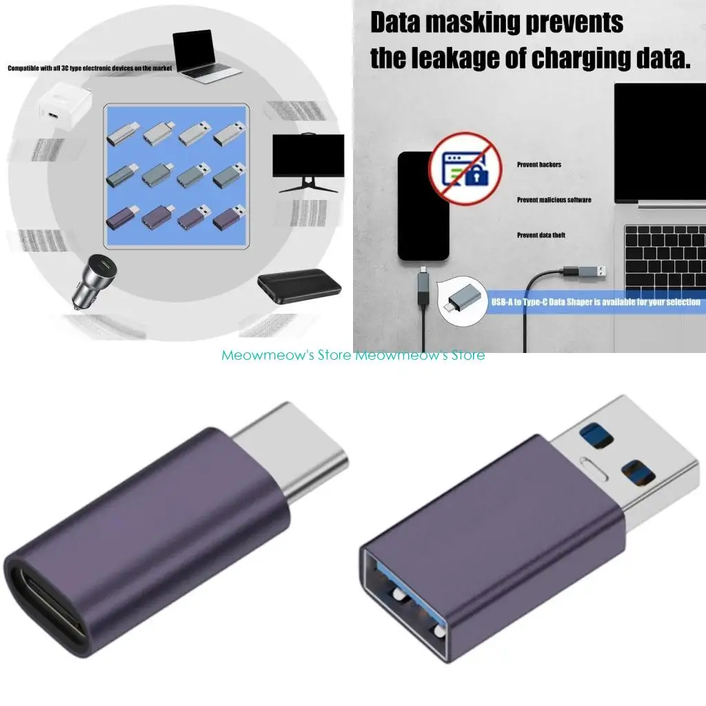 W91A USB/Type c 데이터 차단기 잠금 장치로 무단 데이터 전송 방지 SecureConnection