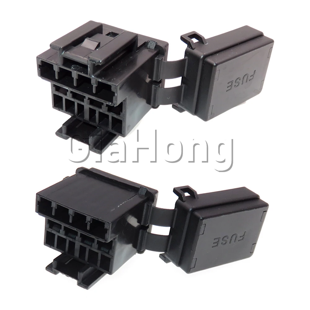 1 Set 4ways AC Assembly BX2047C-1 BX2047C-2 Small Fuses Box Mini In-line Blade Type Fuse Holder With Crimp Terminal