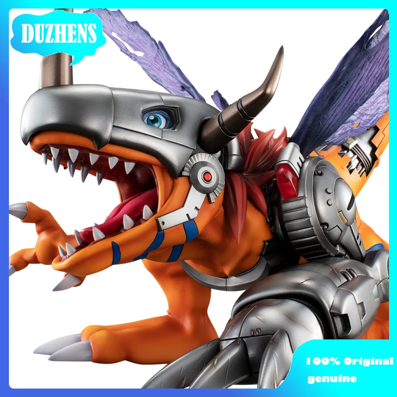 100% Original:Digital Monster Metal Greymon 22cm PVC Action Figure Anime Figure Model Toys Figure Collection Doll Gift