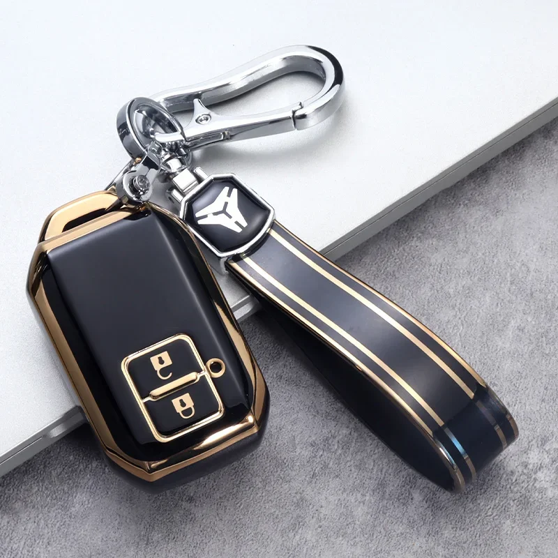 LLavero de TPU para mando a distancia de coche, cubierta de 2, 3 y 4 botones para Suzuki Swift Hybrid 2023 jimney Baleno Ignis XL7 ERTIGA precise Wagon R