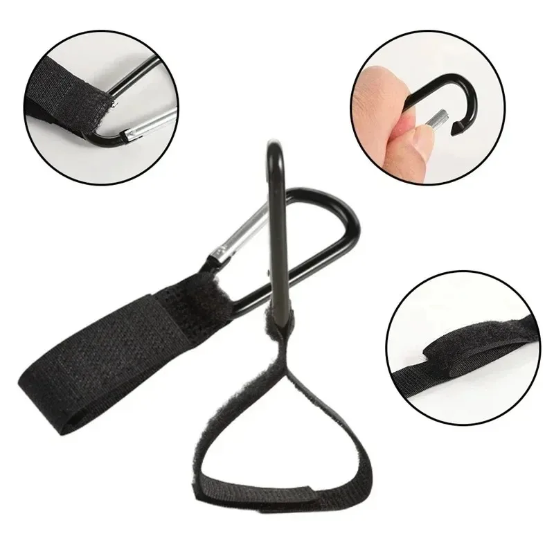 1/2/3/4/5/6pcs Baby Stroller Hooks Buckles Clip Carabiner Cart Organizer Diaper Bag Shopping Pram Hook Buckle Stroller Hanger