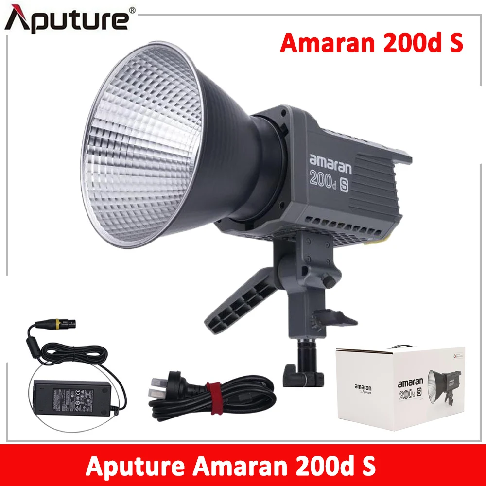 

Aputure Amaran 200d S LED Video Light 200W 5600K Bowens Mount Daylight with Sidus Link App Control for Video Photography