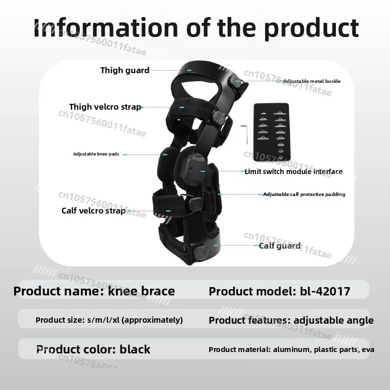 Ligament Adjustable Knee Joint Fixation Brace Knee Plate Injury Brace