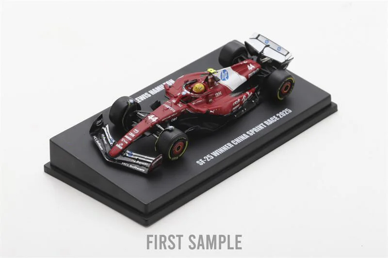 Looksmart 1:64 Scuderia SF-25 Winner China Sprint Race 2025 #44--Lewis Hamilton Diecast Model Car