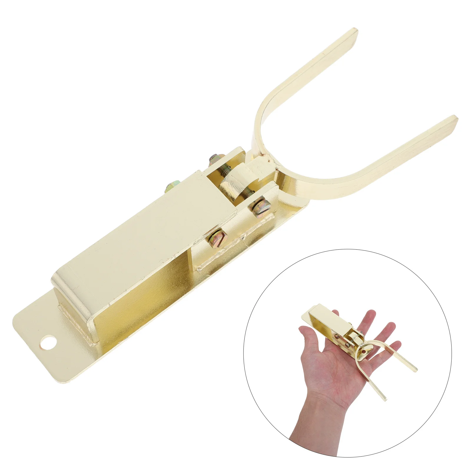 

2 Pieces Self Locking Fence Latch Heavy Duty Gate Closure for Outdoor Garden Gate Barn Door Secure Locking Mechanism Hardware