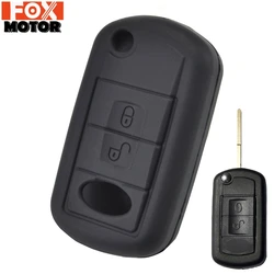 Silicone Car Remote Key Fob Shell Cover Case For Land Rover LR3 Discovery 3 Range Rover Sport Vouge Skin Holder Protector