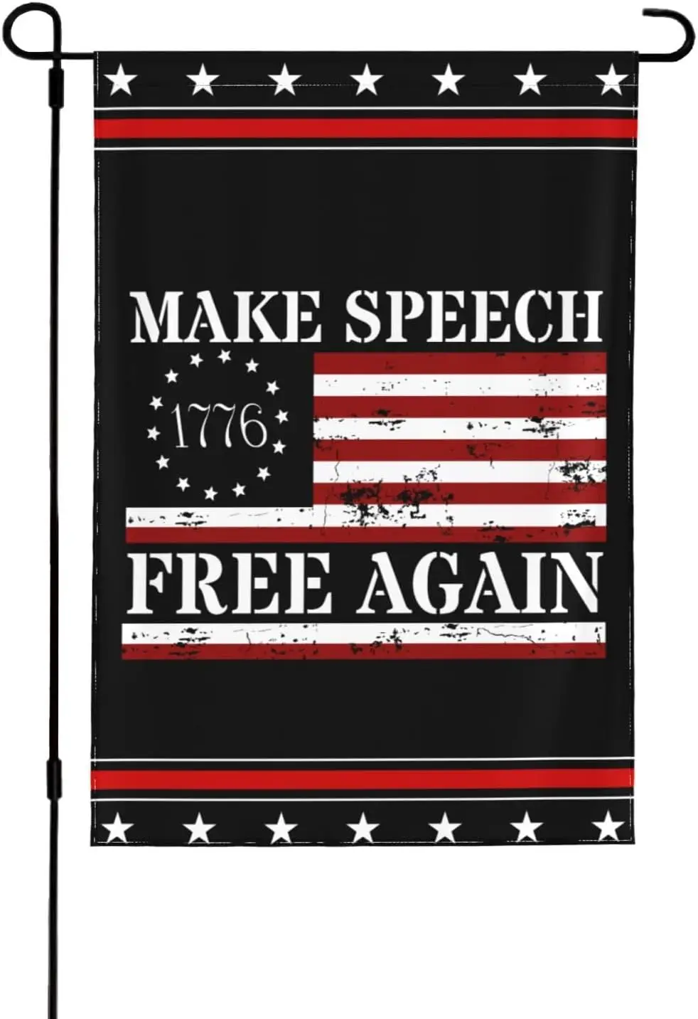 Make Speech Free Again Flag Jimmy Free Speechclassic Garden Flag 12x18 Double Side Flags Banner Yard Sign No Flagpole IIK EEZ