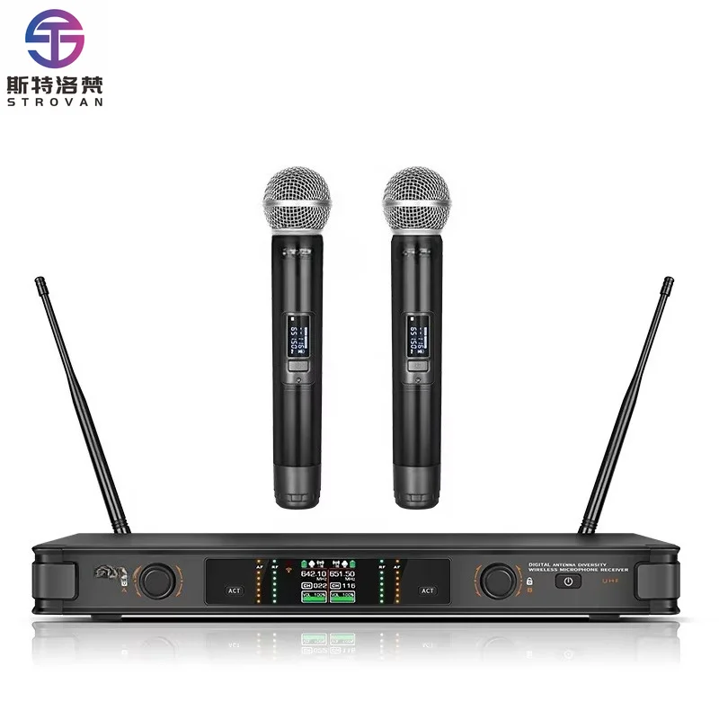 

Bm688 Dynamic UHF Wireless Handheld Mic and Lavalier Lapel Microphone Antenna Diversity Feature
