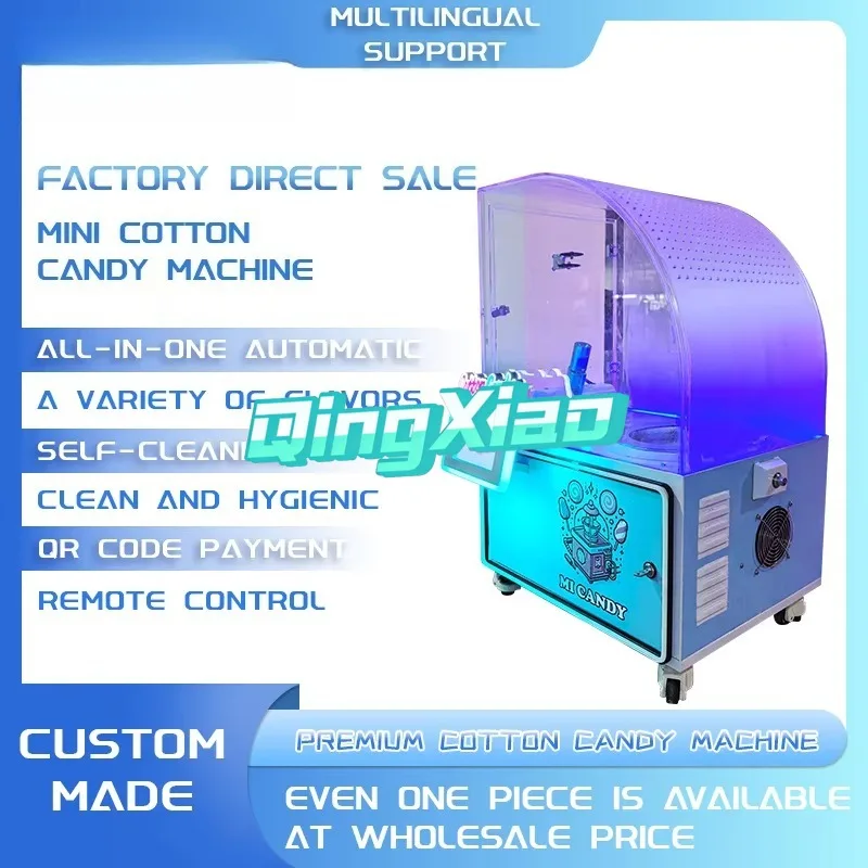 Hot Sale Mini Vending Machine  Automatic Coin-Operated Glass Iron  Arcade Game Equipment  Flashing Light 110-240V For  Game Room
