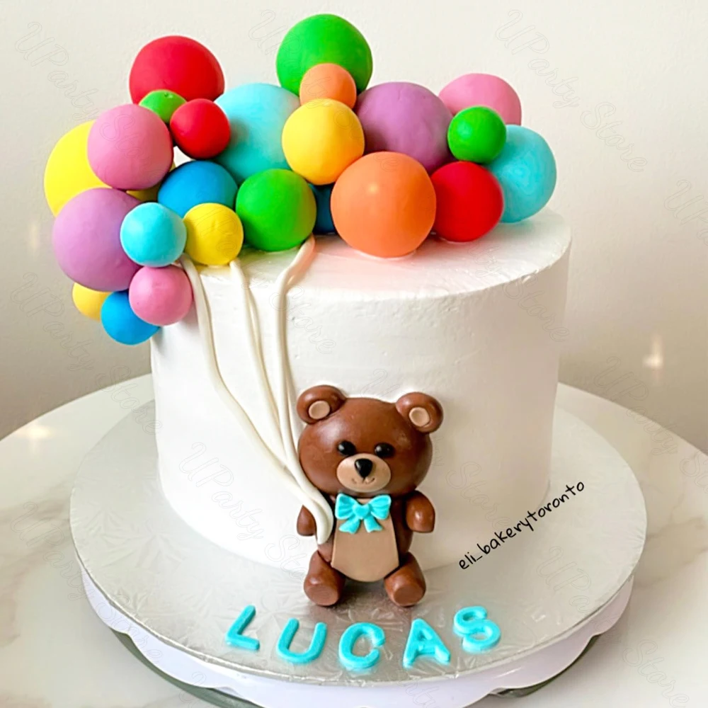 50/100pcs Cake Ball Picks Topper Wholesale 4 Sizes Foam Balls Cake Toppers for Birthday Christmas Wedding Cake Decoration Favor