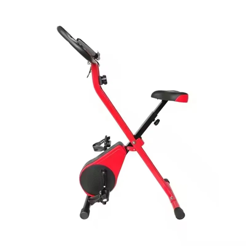 

Upright Foldable Indoor Exercise Bike, Space-Saving Design for Home Use, Suitable for Bodybuilding & Daily Fitness
