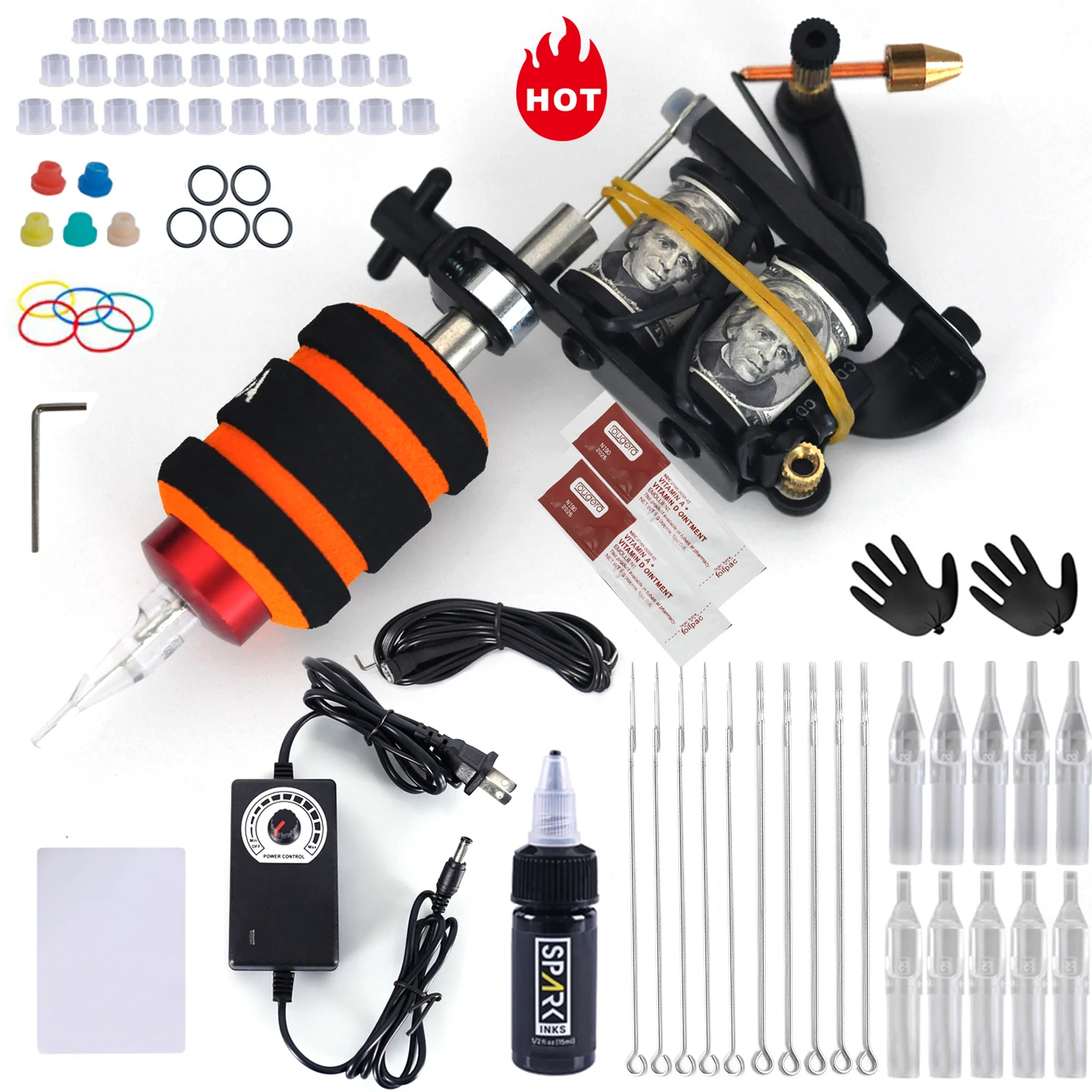 

tattoo kit Complete Tattoo Machine Set, Tattoo Machine Motor Machine, Tattoo Student Tattoo Beginner Package