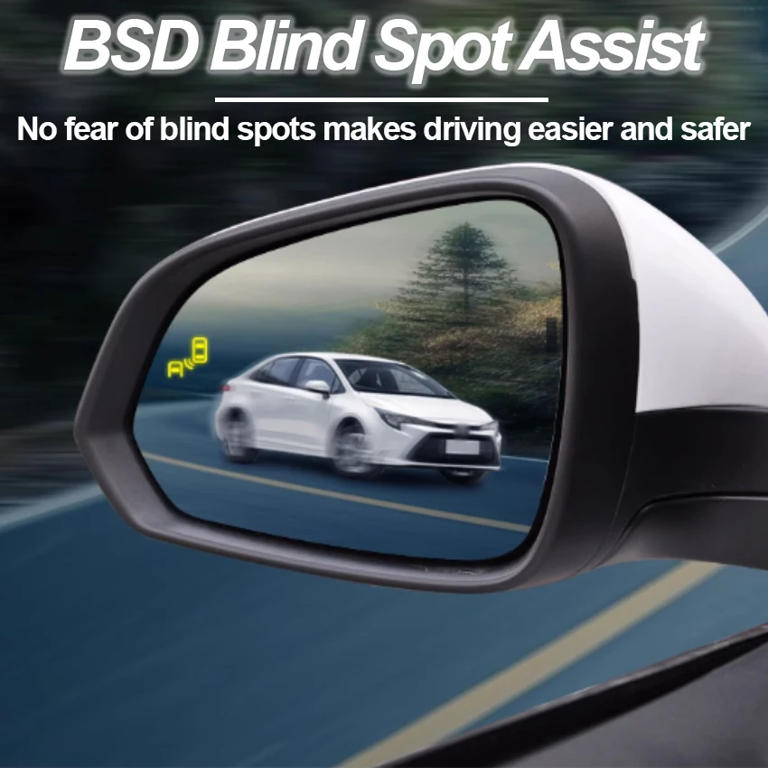 Car Rear Mirror Blind Spot Monitoring System BSD BSM Radar Parking Sensor Assist Lane Changing For KIA Sportage R 2010 to 2021
