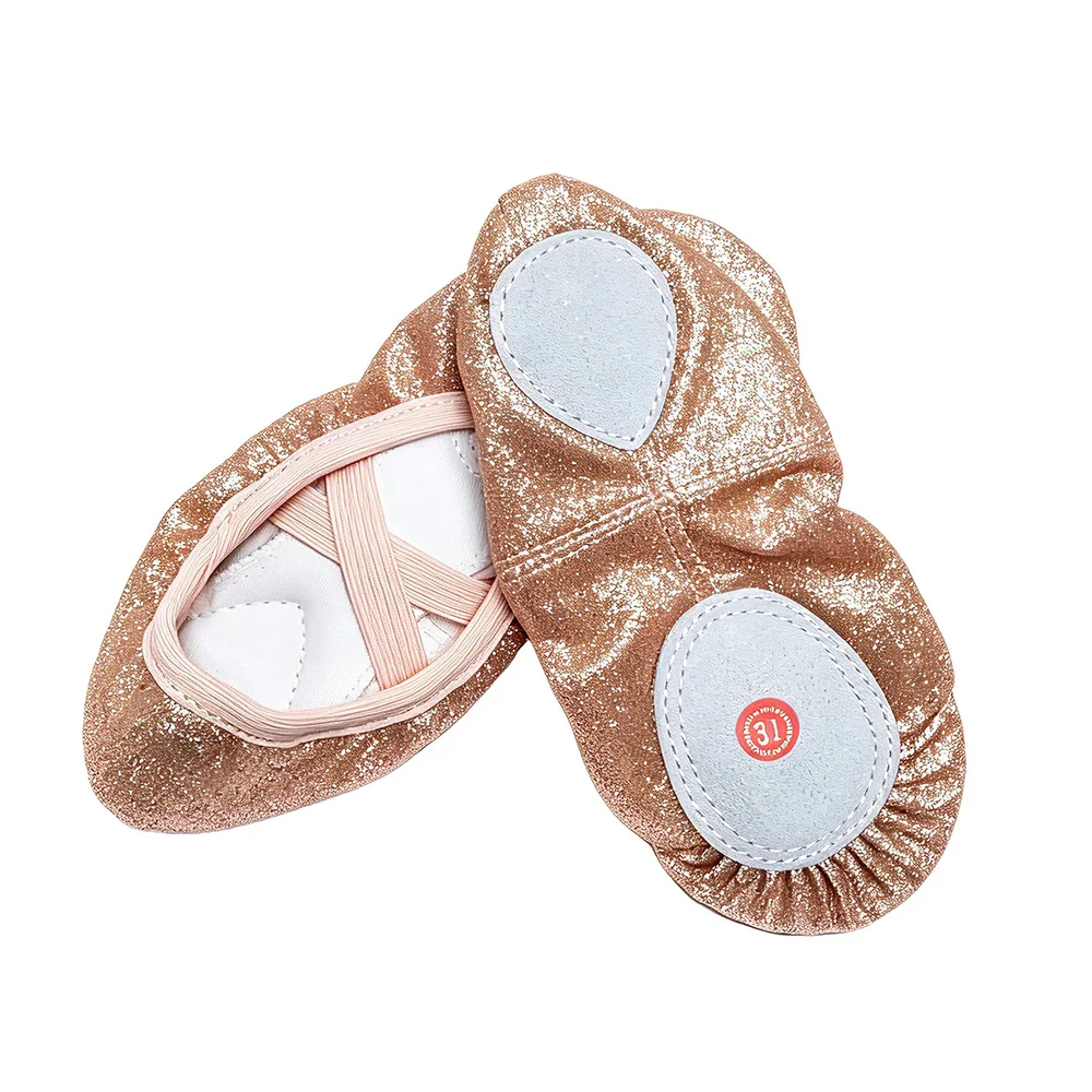 Women Sequin Cat Scratch Ballet Shoes Girls Dance Slippers Sole Gymnastics Yoga Dancing Shoes Children Adult Ballerina Shoes