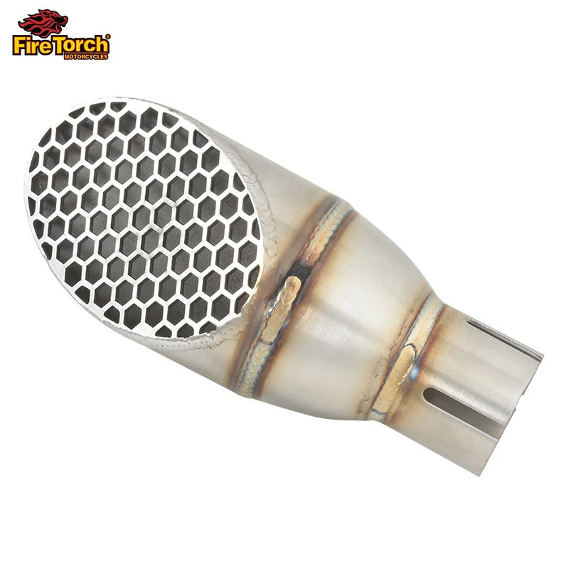 Slip On For YAMAHA R25 R3 MT 25 MT 03 Motorcycle Exhaust Mid Pipe System Escape Moto Muffler Modify Stainless steel Mini Muffler